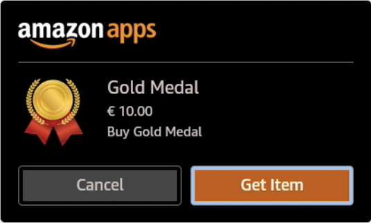 In-app purchase